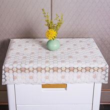 Toalha de mesa retangular em tecido não tecido, estilo europeu, ideal para mesas de centro, mesas de cabeceira, sapateiras e consoles. - Multicolorido - Ver 6