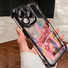 Appleおよびスマートフォンに対応。プレミアムTPU素材を使用し、電気メッキフレーム、透明で高解像度のバックパネル、落下防止コーナープロテクターを備えています。 夢の星ケース  12  17e 手机壳  17e 手机壳 家族、恋人、友人、そして子供たちへのプレゼントに最適です。  16 Pro Max/10/ 13 Mini/15 Pro Max/16/8/17 Pro/17 Pro Max/15/8 Pro/8A/16e/ 13 pro/12 Pro Max/16 Plus/9A 5G/14/13 Pro Max/17/15 Pro/17e/14 Pro Max/14 Plus/10 Pro/13/12 Pro/14 Pro/Apple  Air/9/16 Pro/9 Pro/12 Mini/15 Plus - ブラック - チェックする 11