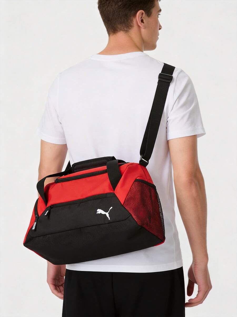 Puma Túi đeo vai một bên mới năm 2026, túi đeo chéo dung tích lớn, 090232-03 - Đỏ-Đen - Xem 1