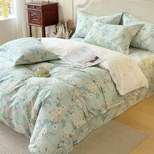 3pcs Colorful Floral Print Bedding Set, 2 Pillowcases + 1 Duvet Cover - Multicolor - View 6
