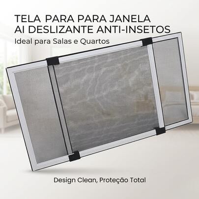 Tela Anti-Insetos para Janela Deslizante – Proteção, Ventilação e Conforto