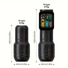 Ambition 1PC Zetton Pro Straight Rod Stroke 3.5+4.0mm Wireless Tattoo Machine Battery Pen 2400mAh 1-12V Professional Brushless Motor - Multicolor - View 10