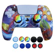 10个PlayStation 5手柄保护套，硅胶套+10个摇杆帽 - 查看 6