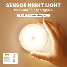 GAWFOLK 6pcs/3pcs/2pcs/1pc LED Wireless Motion Sensor Wall Light, Rechargeable Nightlight Auto On/Off, Suitable For Kitchen, Bedroom, Living Room, Corridor, Bathroom, Room Decoration - one-size - View 8