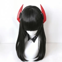 1pc Anime Cosplay Cyberpunk Style Multi-Color Clip-On Angel Hairpin Hair Accessory, Wicked Stocking Stuffers For Adults, Head Accessories - Grey - View 10