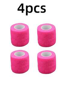Self-Adhesive Bandage, Good Breathability, Elastic Sports Self-Adhesive Tape - Pink - View 14