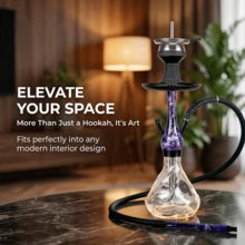 Bộ Shisha đầy đủ phụ kiện 20.07" (Shisha cá nhân du lịch) 1 ống hút kèm chén sứ, kẹp, đầu hút, giấy bạc và các phụ kiện khác. Bộ Shisha cao cấp hoàn chỉnh. - Một cỡ - Xem 8
