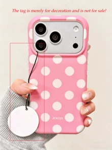 Una elegante funda para teléfono que no incluye cordón ni soporte. Funda para teléfono con diseño minimalista y lindo de lunares, adecuada para 17 Pro, 17 Pro, 17, 16 Pro, 16 Pro, 16, 15 Pro, 15 Pro, 14 Pro, 14 Pro, 13, 12 Pro, 11, 16, 15, 14 Plus. Funda protectora para teléfono a prueba de golpes, de color macarrón, minimalista y a la moda, para regalo. - Morado - Ver 6