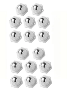 16pcs Heavy Duty Furniture Casters - 360 Degree Swivel, Self-Adhesive, Smooth Rolling, Suitable For Heavy Furniture, Multi-Functional Furniture Casters - A - View 10