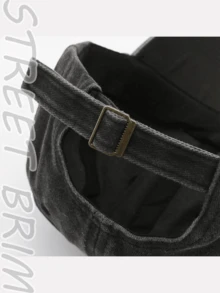 Black 1pc Unisex Von-Dutchs Vintage Print Gorras Para Hombre Original Baseball Cap For Men, Sun Hat, Curved Brim, Dad Cap. Suitable For Daily Use And Outdoor Activities. Outdoor Adjustable Sun Cap. Spring-Summer Travel, Tourism, Beach Vacation Hat.Best Gifts For Dad And Mom And 4th July. - 黑色 - 查看 5