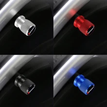 4pcs Aluminum Alloy Car Tire Valve Stem Caps, With 12mm Textured Design And Epoxy Resin Logo, Universal Metal Valve Stem Covers, Suitable For Wheel Protection, Durable And Stylish Accessory, Dust-Proof And Shatter-Resistant, Great For Car Enthusiasts Upgrade And Practical Car Repair Gift, Fit For MG And Other Vehicle Wheel Tire Valve Stem Covers - Multicolor - View 6