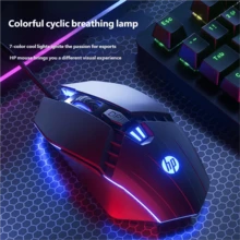 Chuột chơi game HP M1 có dây, đèn LED nhấp nháy, thích hợp cho chơi game thể thao điện tử, văn phòng, PC, laptop, cảm giác bấm cơ học, chuột HP chính hãng. - Xem 8