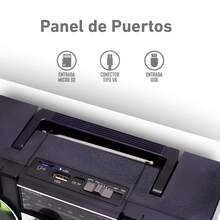 Radio FM/AM portátil con bocina Bluetooth de alta potencia 5W*2, sonido estéreo claro y potente, diseño compacto y resistente ideal para exteriores, incluye luz LED integrada para iluminación nocturna, panel solar para carga ecológica en cualquier lugar, batería recargable de larga duración, conectividad inalámbrica estable, perfecta para viajes, camping, emergencias y uso diario, multifuncional, moderna y práctica para disfrutar tu música favorita en todo momento y lugar sin interrupciones - Ver 8