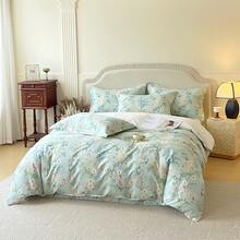 3pcs Colorful Floral Print Bedding Set, 2 Pillowcases + 1 Duvet Cover - Multicolor - View 5