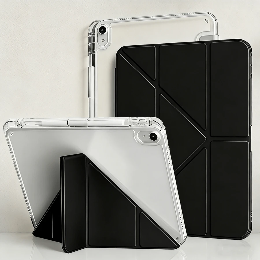 Tương thích với ốp bảo vệ máy tính bảng Matepad SE 11 inch, ốp Matepad, khóa từ tính, chân đế gập 3+Y, chế độ ngủ/thức thông minh, khe cắm bút, mặt lưng acrylic trong suốt cao cấp, bảo vệ toàn thân khỏi rơi vỡ, tương thích với ốp bảo vệ máy tính bảng Matepad 11.5S 2026/Matepad 11.5 2025, phù hợp với ốp máy tính bảng Redmi Pad2 11 inch/Pad SE 11 inch 2023, ốp A16, tương thích với ốp bảo vệ máy tính bảng iPad thế hệ thứ 11, tương thích với ốp bảo vệ máy tính bảng iPad thế hệ thứ 9 10.2 inch, Air 11, iPad thế hệ thứ 10.