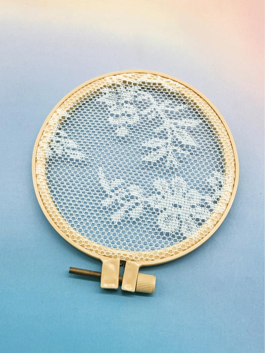 7cm/9cm/12cm 3種尺寸可選仿竹刺繡圈,可調張力設計,輕巧便攜,適合小面積精細DIY十字繡手工工具,多用途節日裝飾掛環 - 仿竹繡繃 - 查看 1