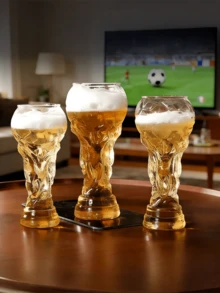 2026年世界杯足球啤酒杯 – 15盎司奖杯造型饮酒杯，适合观赛派对 – 高级足球周边商品及新奇礼品，送给足球迷 - 查看 6