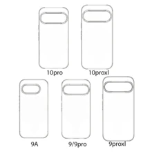 Tương thích với điện thoại Pixel 10A/10Pro/9Pro XL/8/8Pro/8A, ốp lưng bảo vệ bền chắc, kiểu dáng thời trang, trong suốt lấp lánh, chống rơi vỡ, phù hợp cho nữ và các bạn gái (Màu đen trong suốt) - Nhiều màu - Xem 5