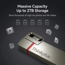 TU200Pro Dual-Interface Solid State USB Flash Drive: Up To 500MB/S USB/Type-C High-Speed Large-Capacity Office Flash Drive For Mobile Phones - View 1
