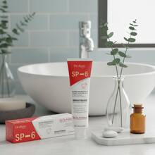 Pasta Dental Blanqueadora con Probióticos SP-6 120g, Blanqueamiento Dental Efectivo, Elimina Manchas de Café, Té y Tabaco, Aliento Fresco Duradero, Protege Encías y Previene Caries, Formula Suave Sin Irritación, Ideal para Hombres, Mujeres y Familias Mexicanas que Buscan Dientes Blancos y Aliento Limpio - Menta - Ver 2