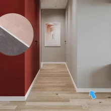 1pc 0.8cm X 5m PVC Material Seamless Edge Sealing Corner Guard, Easy To Tear And Stick, Easy To Install, Trim And Maintain, Suitable For Tile And Floor Protection, Applicable For Living Room, Kitchen And Bathroom Corner Bumper - 1PC - View 10