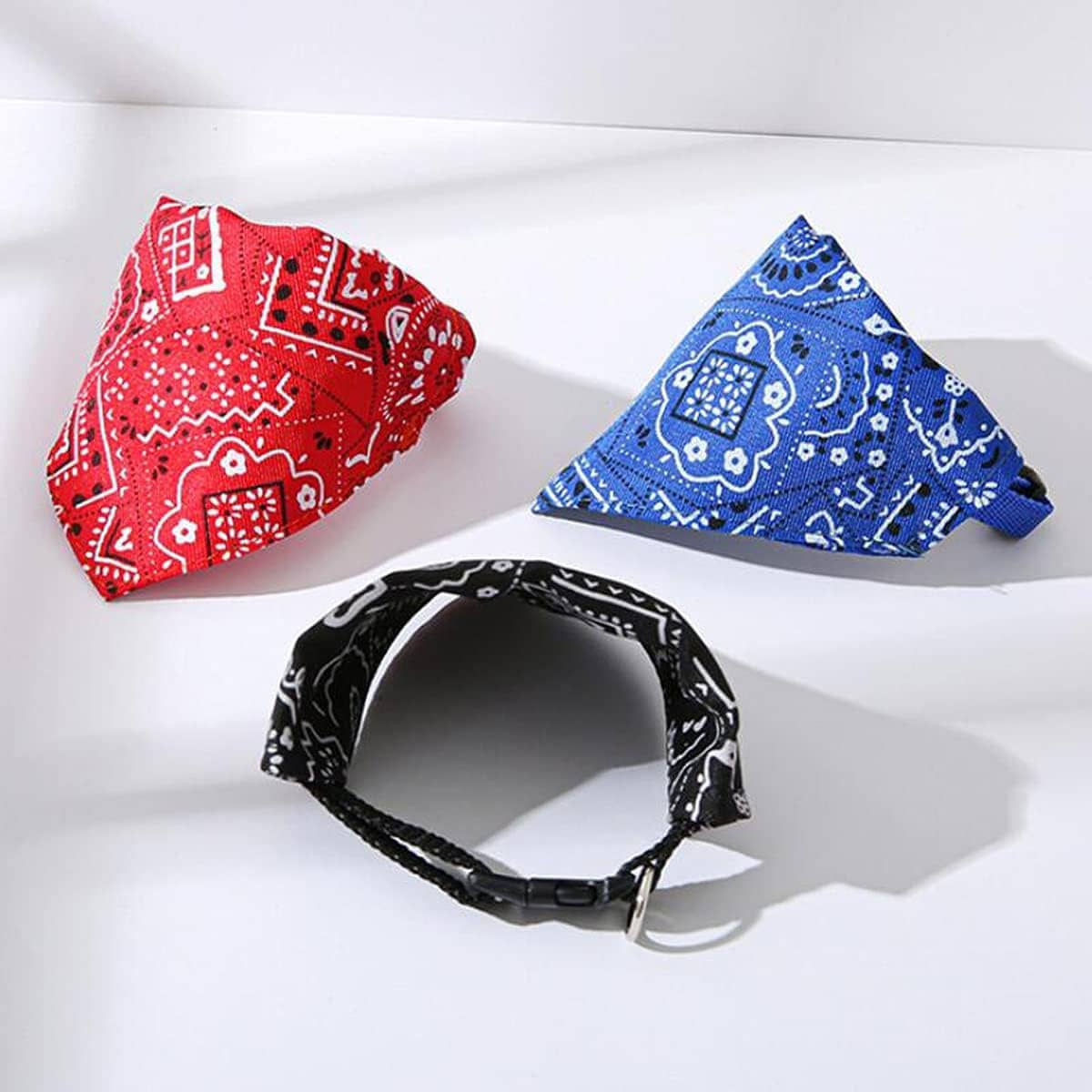1/3 pièces Bandana réglable en triangle pour animaux de compagnie chien chat, foulard lavable, col, bavette décorative, convient pour les chats, les petits chiens, les chatons, les chiots, bandeau réglable 6