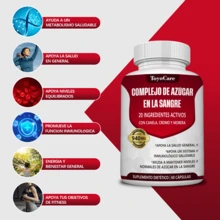 ToyoCare Fórmula Balanceada con 20 Nutrientes Esenciales, Vitaminas y Minerales, Apoyo al equilibrio del azúcar en sangre, metabolismo energético, salud cardiovascular, refuerzo inmunológico y complemento nutricional integral, para cuidado metabólico, equilibrio y bienestar diario - Tres botellas - Ver 7