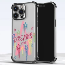 Appleおよびスマートフォンに対応。プレミアムTPU素材を使用し、電気メッキフレーム、透明で高解像度のバックパネル、落下防止コーナープロテクターを備えています。 夢の星ケース  12  17e 手机壳  17e 手机壳 家族、恋人、友人、そして子供たちへのプレゼントに最適です。  16 Pro Max/10/ 13 Mini/15 Pro Max/16/8/17 Pro/17 Pro Max/15/8 Pro/8A/16e/ 13 pro/12 Pro Max/16 Plus/9A 5G/14/13 Pro Max/17/15 Pro/17e/14 Pro Max/14 Plus/10 Pro/13/12 Pro/14 Pro/Apple  Air/9/16 Pro/9 Pro/12 Mini/15 Plus - ブラック - チェックする 2