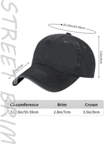 Black 1pc Unisex Von-Dutchs Vintage Print Gorras Para Hombre Original Baseball Cap For Men, Sun Hat, Curved Brim, Dad Cap. Suitable For Daily Use And Outdoor Activities. Outdoor Adjustable Sun Cap. Spring-Summer Travel, Tourism, Beach Vacation Hat.Best Gifts For Dad And Mom And 4th July. - 黑色 - 查看 7