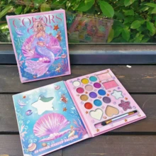 Bộ trang điểm dự tiệc Giáng sinh gồm 1 món, bảng phấn mắt và trang sức công chúa nhỏ, đồ chơi trang điểm cho bé gái. - Nhiều màu - Xem 6