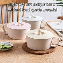 1 buah/2 buah Kotak Makan Siang Tertutup Bahan PP 600ML/1000ML, Cocok untuk Microwave, Digunakan di Truk/Mobil/Kantor/Asrama - MultiWarna - View 3