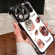 Appleおよびスマートフォンに対応。プレミアムTPU素材を使用し、電気メッキフレーム、透明で高解像度のバックパネル、落下防止コーナープロテクターを備えています。 毛虫ケース  12  17e 手机壳  17e 手机壳 家族、恋人、友人、そして子供たちへのプレゼントに最適です。  13 pro/14 Pro/12 Pro Max/13/14/16 Plus/16 Pro Max/16 Pro/9/8A/13 Pro Max/12 Pro/12 Mini/9 Pro/17e/15 Pro/16/8/10 Pro/17 Pro Max/Apple  Air/10/14 Pro Max/17 Pro/9A 5G/15/16e/8 Pro/14 Plus/17/15 Pro Max/15 Plus/ 13 Mini - ブラック - チェックする 4