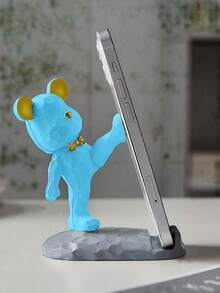 1个10厘米*8.2厘米ABS可爱小熊手机/平板电脑支架，多功能桌面摆件，通用支架，适用于桌面、床头柜、客厅、卧室，理想的生日和毕业礼物小饰品 - 飾品擺飾 - 查看 5