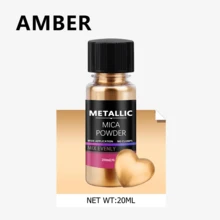 Metallic Pigment Powder, Fine Resin Pigment Powder, Each Bottle 20ml Resin Color Pigment For Epoxy Resin Coloring, Polymer Clay And Jewelry Making, Candle Dye, Paint. - 20ml - View 11