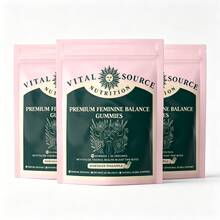 ViXi Feminine Balance Gummies – Women's Hormone Balance, Vaginal PH & Probiotic Support | Feminine Health & Daily Wellness Supplement | Vital Source Nutrition - 540g - 查看 5