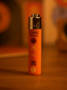 4 Clipper Micro Pop Pattern Lighters - Collection | Refillable And Collectible Lighter. Replaceable Flint And Tamper. - 4 Pop Pattern - View 5