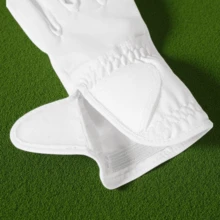 Women's Golf Gloves, Fingerless, Anti-Slip & Durable - White - View 7