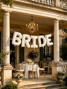 1 Set de Globos de 40 pulgadas con la palabra "NOVIA", globos decorativos para boda adecuados para despedida de soltera, fiesta de soltera, decoración de fondo de boda - NOVIA de 40 pulgadas - Ver 3