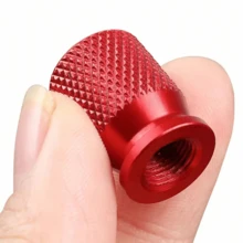 4pcs Aluminum Alloy Car Tire Valve Stem Caps, With 12mm Textured Design And Epoxy Resin Logo, Universal Metal Valve Stem Covers, Suitable For Wheel Protection, Durable And Stylish Accessory, Dust-Proof And Shatter-Resistant, Great For Car Enthusiasts Upgrade And Practical Car Repair Gift, Fit For MG And Other Vehicle Wheel Tire Valve Stem Covers - Multicolor - View 5