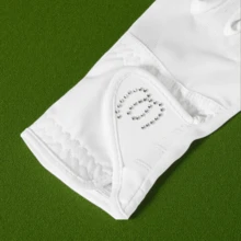 Women's Golf Gloves, Fingerless, Anti-Slip & Durable - White - View 6