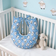 Nursing Pillow Cover, Refillable Model, Printed Fabric, Central Zipper. [Image Link: Https://Img.Ltwebstatic.Com/V4/P/Spmp/2026/04/11/E1/17758505666aba51e1eebdc08581c107a6e6f799be_square.Png] - 藍色小羊 - 查看 6