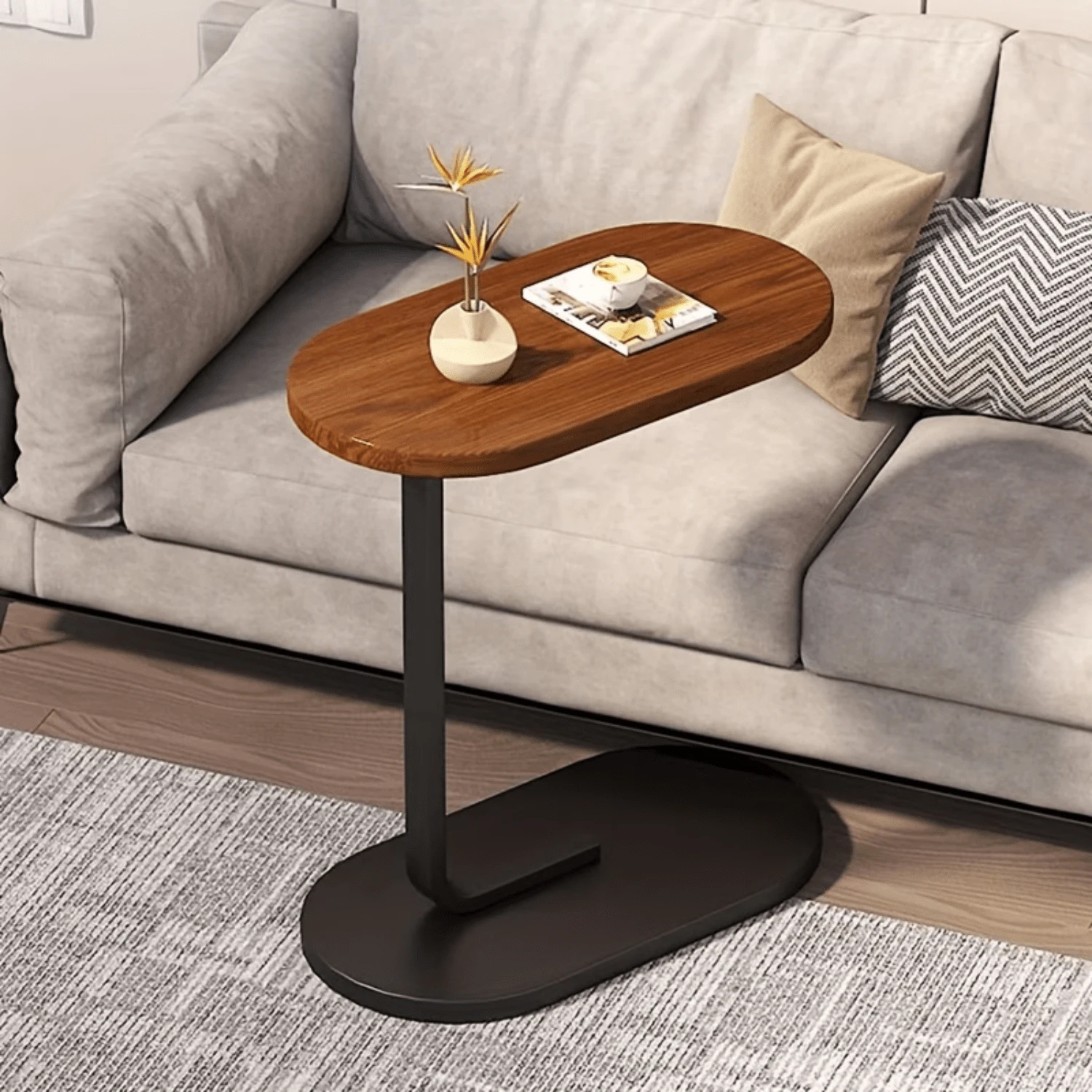 Multifunctional Computer Desk - Minimalist Office Desk, Suitable For Placing Laptop, Study, Office Or Bedside Use, Can Hold Books, Cups And Food