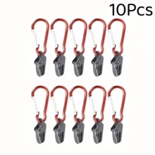 Kẹp vải chống thấm nước, kẹp chống gió kèm móc khóa, bộ kẹp mái che nắng, dùng cho mái che nắng, cắm trại ngoài trời, lều caravan. - Nhiều màu - Xem 14