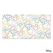 Miniso 迪士尼米奇沙滩巾，彩色米奇头像轮廓印花，超柔软泳池巾，适合夏季度假、海滩、游泳和旅行 - A - 查看 3