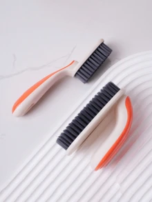 1pc Soft Bristle Laundry Brush, Suitable For Cleaning And Scrubbing Shoes, Stain Removal Laundry Brush - One Size - View 4