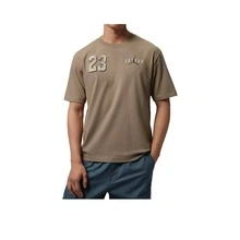 Nike Sportswear AS UNSW TEE M90 OCREMIX時尚簡約圓領套頭純色短袖T卹 - 卡其色 - 查看 8