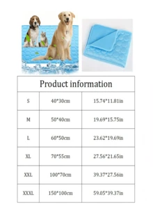 Thảm làm mát tức thì cho thú cưng, đệm làm mát bằng lụa băng cho chó mèo, giúp thú cưng của bạn luôn mát mẻ suốt mùa hè. - Cà phê nâu - Xem 2