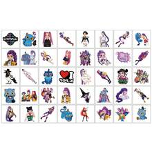 Hasbro 40 miếng dán ngẫu nhiên kiểu nhóm nhạc nữ K-Pop "Thợ săn phù thủy", hình quái vật nam, bộ sưu tập nhóm nhạc nam/nữ K-Pop, hình dán người nổi tiếng Hàn Quốc đẹp trai/phim hoạt hình. Quà tặng nhỏ - Nhiều màu - Xem 6