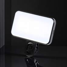 Fill-lights Portable Mini Clip-On Selfie Fill Light LED Fill Light Suitable For Phone, Computer, Makeup, Zoom Meetings, Live Streaming, Vlog, Selfie And Video Calls Christmas Decoration Room Decoration Home Decoration Holiday Gift 250mAh - one-size - View 13