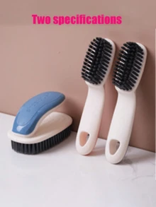 1pc Soft Bristle Laundry Brush, Suitable For Cleaning And Scrubbing Shoes, Stain Removal Laundry Brush - One Size - View 2